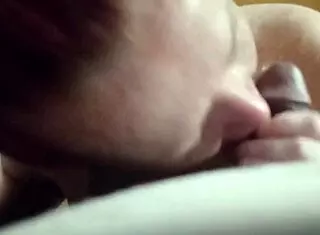 Girlfriend Sucks Big Black Cock Passionately