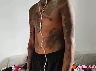 Milf catches stepson masturbatin'