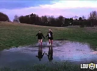 Lou Nesbit And Lia Louise Kiss Passionately!