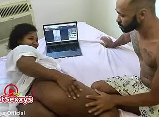 Brazilian brunette couple morena gostosa in amateur sexy scene