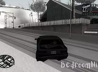 Fucking santa claus in snow at christmas gta sa