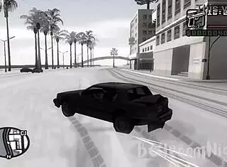 Fucking santa claus in snow at christmas gta sa