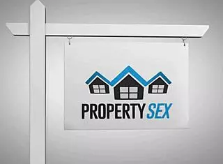 PropertySex Painter Drills Cute Blonde Agent in Wild Group Action