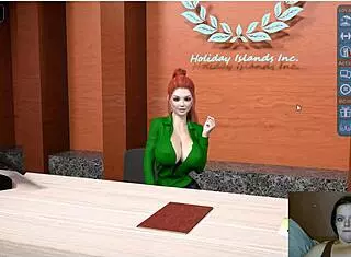 Holiday Island Part 3: Mature Babe With Big Natural Tits.