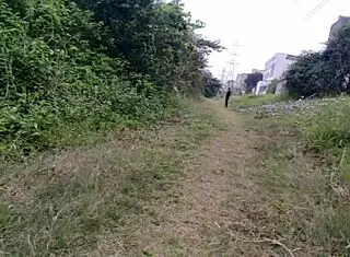 Wife Masturbates in Park WATCHING Athletes Walk By