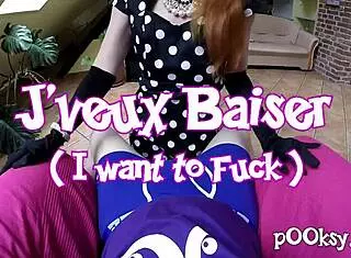 Amateur Redhead Gets Fucked In Sexy Blue Lingerie