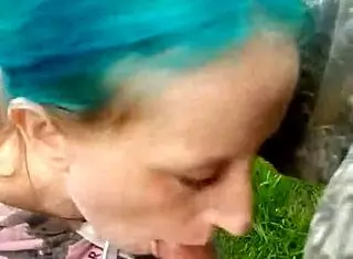 i had lakeside sexy time with redgrrl, fucking her ass, blowjob, anal, and handjob outdoor