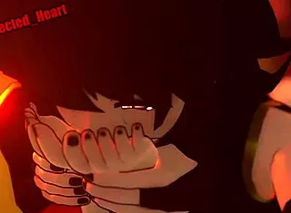 Kali WORSHIPS Blake's FEET In Hentai Loop!