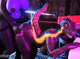 i'm the furry futa highwire dominating the lizard with my big cock