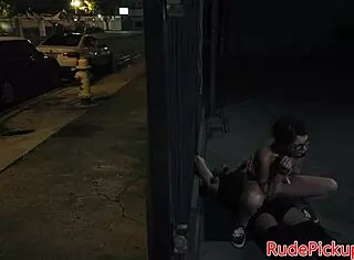 I bound this spex teen 18+ and roughfucked her in public