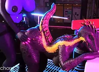 i'm the furry futa highwire dominating the lizard with my big cock