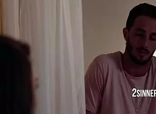 Blonde Teen Bent Over For Doggystyle Sex