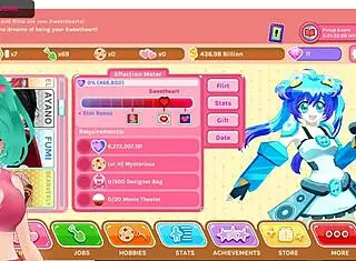 cute anime girl vtuber plays crush crush uncensored 2 😊