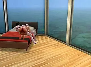 blonde babe in group anal assfucking with sexy lesbian threesome