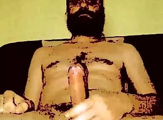 Hugles Andre's artistic solo cumshot in Sorocaba