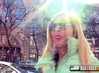 Hot Summer Delivers Footjob Massage Outdoors