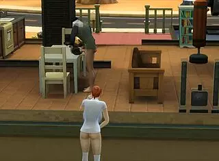 Young 18+ horny sims from neighborhood getting fucked by married guys 😈