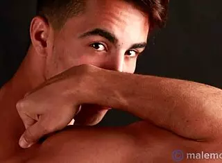 Young 18+ gay male model Sully poses completely naked in detailed close-ups