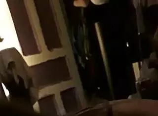 Sucking cock in blowjob session