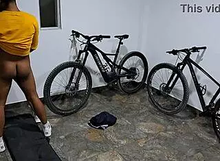 Cousin Sucks Cock In Garage Before Fucking