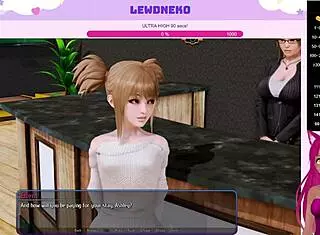 lewdneko dives into harem hotel part 2 gameplay