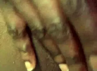 I played with that pretty black pussy so good.