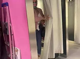 got controlled with a toy in public at the shopping center, so wet