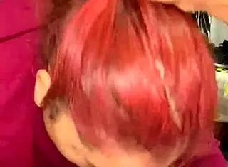 Thick Latina girlfriend sucks friend's big cock with fat ass bouncing