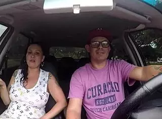 Joy cardozo bends over for interracial doggystyle creampie in theater