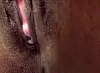 I played with that pretty black pussy so good.