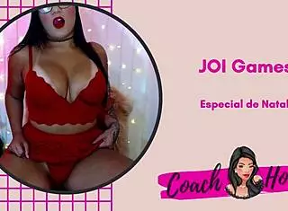 Brazilian Christmas Jerk-Off Challenge Game