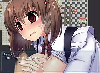 kanade gets bound and masturbates in this ecchi worklife part 1?