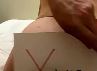 Wow, Chilean babe bent over and taking it hard!