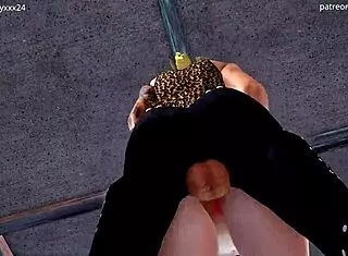 Shemale mommy pounds milf hard