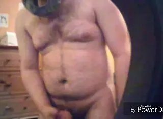 Gay guy masturbating his big ass