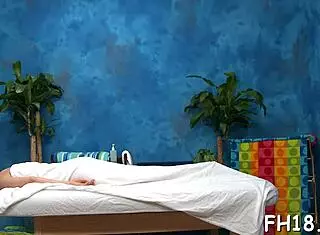 Oiled Teen Receives Hardcore Massage with Blowjob from Eros