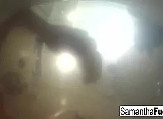 samantha and abigail mac have steamy bath tub sex together