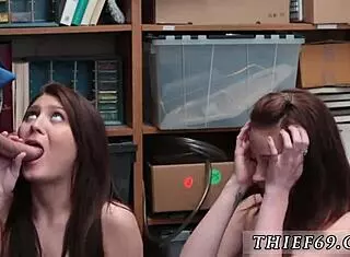 this bitch cop gives blowjob for petty theft 😏