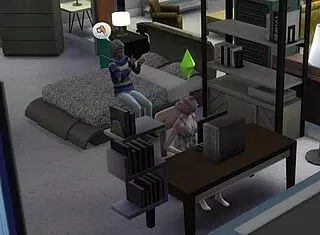 Nerdy virgin girl fucks for job in 3D hentai