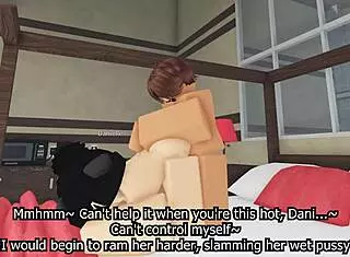 Unprotected Session With Danielle: Hard Fucking And Creampie