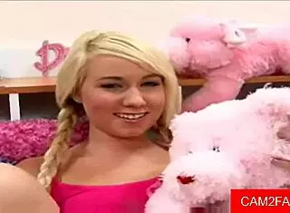 Teen webcam girl fucks passionately, showing sexy body and tight pussy in detailed scene