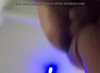 Latina Milf Handjob on Shaved Pussy, Jasmine Santana Orgasms