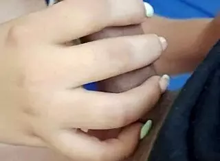 Latina wife gives detailed blowjob to monster cock