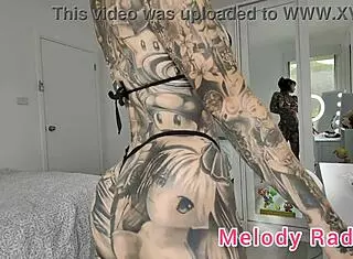 bright silver and blue skimpy micro bikini try on melody radford