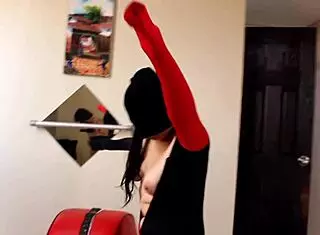 The bbw boss dominates the useless employee in a homemade scene