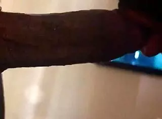 Throatbaby devours black cock in intense blowjob session