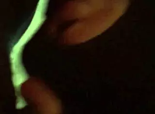 Throatbaby devours black cock in intense blowjob session