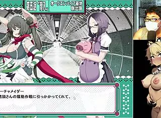 Finally infiltrating the enemy's base in hentai game! 😎