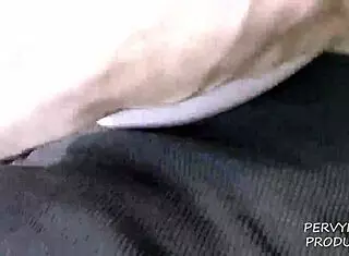 pov redhead in the woods public scene