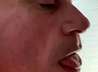 gagging in the toilet on friday?